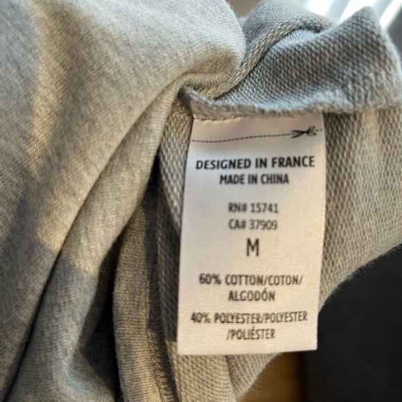 NWT men’s Lacoste sleepwear. Size medium.  Gray/blue/green cotton/polyester top - Picture 9 of 11